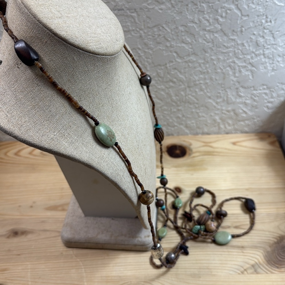 Bohemian Multi-Color Beaded Necklace Silpada - Picture 4 of 6